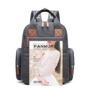 China Diaper Bag Large Capacity Fashion DesignLight Baby Bag Mother Bag Embroidered Backpack factory