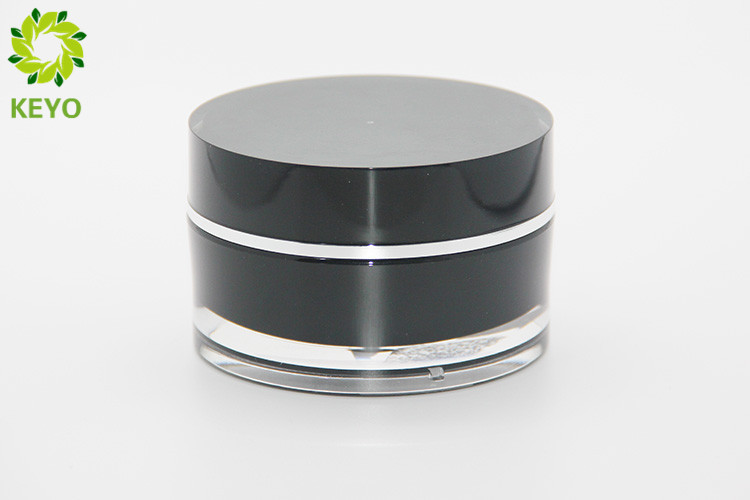 Acrylic Plastic Wide Mouth Empty Cosmetic Containers 100g For Moisturizing Cream