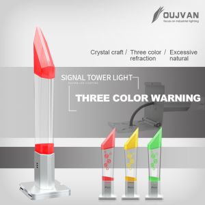 220V CNC Machine Tower Lamp Column Alarm Indicator Signal Tower Light With 70000