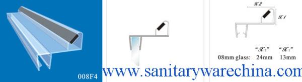 Sealing Strips/waterproof magnetic strips/shower door seals/PVC Magnetic Seal