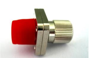 China Fiber optic adapter FC/APC/UPC adapter with metal dust cap with diferent color dust cap factory