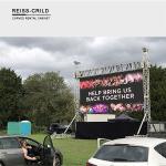 P8 7000cd/m2 SMD3535 Outdoor Rental Led Display Waterproof