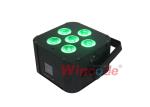 WiFREE Par 6 Battery Powered Stage Lights 6 × 18W RGBWA + UV With Colorful LCD