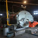 100hp 1.5ton/H 1500kg Industrail Fire Tube 3 Pass Skid-Mounted Steam Boiler For