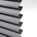 Industrial Square Powder Coated Aluminum Profile For Blinds And Louvres
