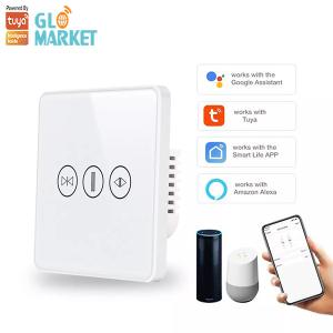 China Zigbee/Wifi Smart Curtain Switch Tuya App Remote Shutter Home Interior Voice Control factory