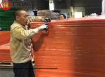 1.22x2.44m Orange Corrugated Plastic Packaging Sheets