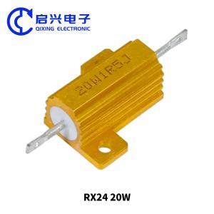 China High Power Gold Aluminum Shell Wire Wound Resistor 20W OEM ODM factory