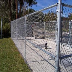 China 3mm Wire Galvanized Iron Chain Link Fencing 6 Foot Chain Link Fence Panels Antirust factory