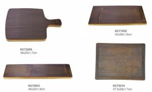 China Customized Boating Gift Personalized Paddle Shaped Bamboo Cutting Board colorful factory
