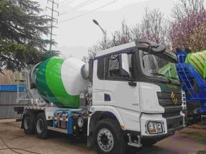 China X3000 Concrete Transport Truck 8x4 375hp Shacman Mixer EuroV White factory