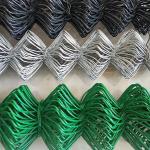8 Gauge Galvanized Diamond Chain Link Fence Manual Operated Iron