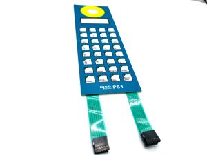 China Chemical Resistant Industrial Backlit Membrane Switch With Embossing Options factory