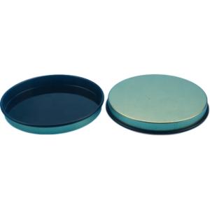 Cylinder Cardboard Tube 154 Mm Embossed Tinplate Lid