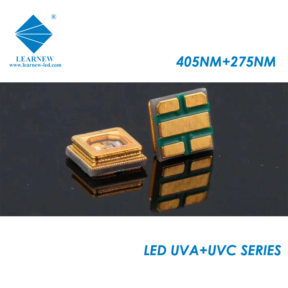 Low Thermal Resistance 265nm 405nm 0.5w UVC LED Chip 3.5x3.5mm