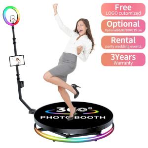 China Emergency Control Selfie Prop 360 Photo Booth Perfect for Weddings Parties and Events factory