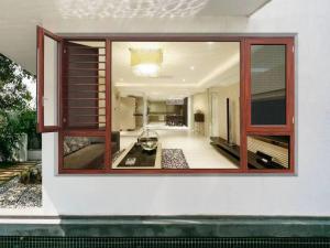 China Customizable Aluminium Windows And Doors with Powder Spray Finish factory