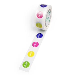 Logo Text Graphics Custom Printed Duct Tape BOPP Film Printed Tape Roll