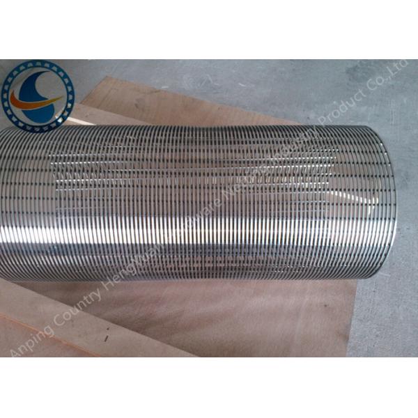 Professional 3mm Slotted Wedge Wire Mesh Large Open Area Corrosion Resistance