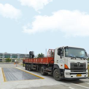 China Farm Industrial Truck Scales 220V AC 9V DC Q235 Steel Platform 30m Signal Cable factory