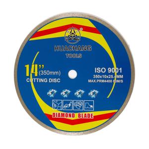 China Hot Press 14inch 350×2.2/3.2×10×25.4mm Diamond Tile Saw Blades For General Purpose ,Ceramic , Marble And Concrete factory