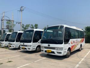 China 2015 Year Mini Used Yutong Buses Cummins Front Engine 6729 Model factory