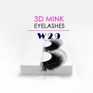 China Comfortable Wearing 25MM Mink Lashes Cruelty Free With OEM / ODM Service factory