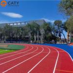 Weather-resistant Colorfast Rubber Athletic Track EPDM Rubber Running Track with