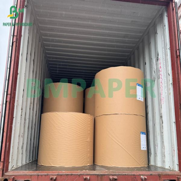 China 40gsm Brown Kraft Paper Greaseproof Hamburger And Sandwich Paper factory