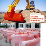 CAT312 Excavator Narrow Trenching Bucket , PC60 Excavator Mud Bucket