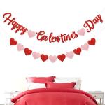 Valentine's Heart Garland Banner String For Anniversary Wedding Birthd Party