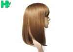 Darker Blonde Synthetic Hair Wigs Silky Straight 8inch - 36inch