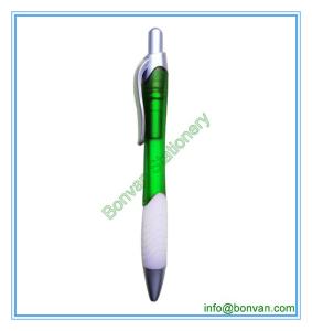 China plastic ballpoint pen for promotion, gift printed promotional grip pen factory