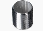 150PSI NPT BSPT Threaded Pipe Fittings Stainless Steel Screwed Welded Nipple