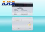 ISO7816 CR80 Printing contact smart card , Smart IC Card with SLE4442 Chip