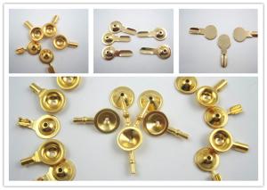 China Reusable Gold Plated Electrodes , Gold Cup Electrodes TPU Cables Material factory