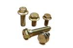 Carbon steel Zinc Yellow Plated Metric Din 6921 DIN 6923 Serrated Hex Flange