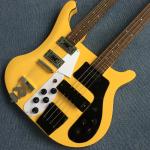 New style high-quality customized Double Neck & body electric guitar with