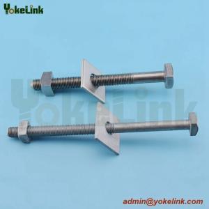 High tensile HDG ANSI C135.10 Sq bolt For Transmission tower