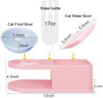 2.5L Steel Pet Water Dispenser Automatic Water Bowl For Small Dogs