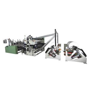 China 2-5tons Toilet Paper Production Line With Optional Jumbo Roll And Steel To Rubber Embossing Device on sale