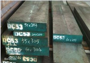 China Daido Special Steel Alloy Cold Work Die Steel Flat Bar DC53 For Thread Rolling factory