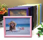 PVC plastic hand-make high quality photo frame with different color available