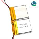 Lipo 3.7 V 250mah 303035 Lithium Polymer Battery Pack UL1642 IEC62133 KC CB