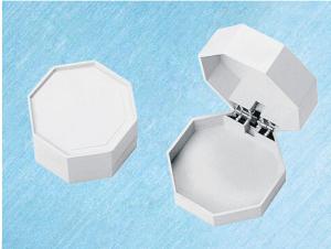 China 75*75*base15/top23mm plastic packaging box material PA-47 factory