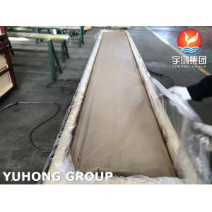 DIN 17660 CuZn20Al2 Copper Alloy Seamless Tube Condenser Heat Exchanger