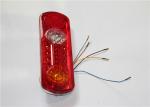 Compact Led Trailer Brake Lights , 12PCS Leds Flush Mount Motorcycle Tail Lights
