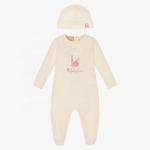 Cotton baby clothing set 2 pcs longsleeve romper hat new style for baby