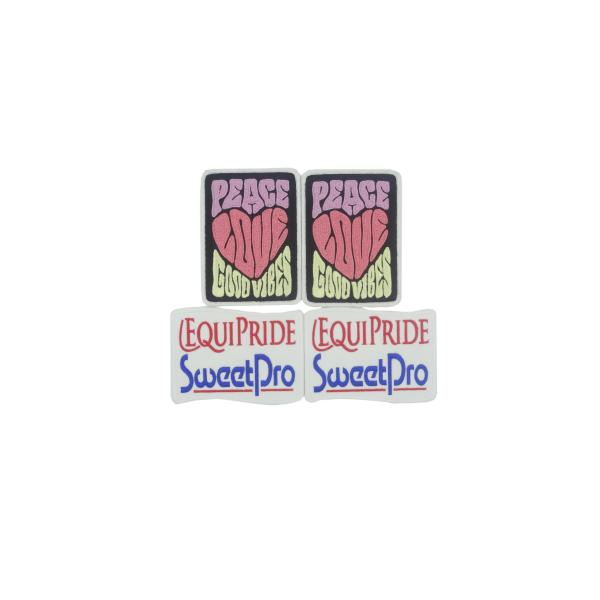 Iron - On Bespoke Embroidered Badges , Square Shape Custom Made Embroidered