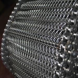 China Customized Wire Mesh Chain Conveyor Belt Stainless Steel Spiral Wire Mesh Conveyor Belt factory
